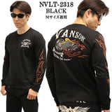 VANSON バンソン 天竺長袖Tシャツ メンズ ロンT nvlt-2318