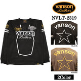 VANSON バンソン 起毛プレーティング クルーネック プルオーバー メンズ ロンTEE nvlt-2319