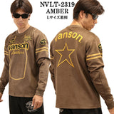 VANSON バンソン 起毛プレーティング クルーネック プルオーバー メンズ ロンTEE nvlt-2319