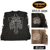 VANSON バンソン 起毛プレーティング クルーネック プルオーバー メンズ ロンTEE nvlt-2320