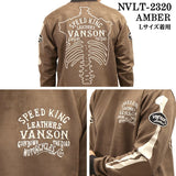 VANSON バンソン 起毛プレーティング クルーネック プルオーバー メンズ ロンTEE nvlt-2320