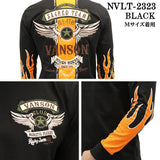 VANSON バンソン 天竺 長袖Tシャツ メンズ ロンT nvlt-2323