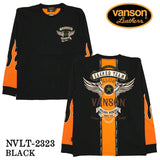 VANSON バンソン 天竺 長袖Tシャツ メンズ ロンT nvlt-2323