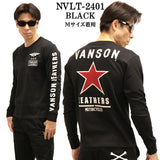 VANSON バンソン 天竺 長袖Tシャツ メンズ ロンT nvlt-2401