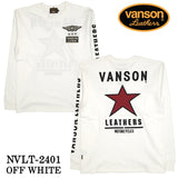 VANSON バンソン 天竺 長袖Tシャツ メンズ ロンT nvlt-2401