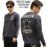 VANSON バンソン 天竺 長袖Tシャツ メンズ ロンT nvlt-2401