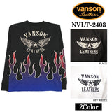 VANSON バンソン 天竺 長袖Tシャツ メンズ ロンT nvlt-2403