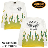 VANSON バンソン 天竺 長袖Tシャツ メンズ ロンT nvlt-2403