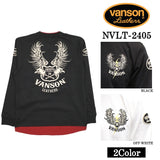 VANSON バンソン 天竺 長袖Tシャツ メンズ ロンT nvlt-2405