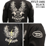 VANSON バンソン 天竺 長袖Tシャツ メンズ ロンT nvlt-2405