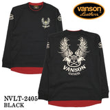 VANSON バンソン 天竺 長袖Tシャツ メンズ ロンT nvlt-2405