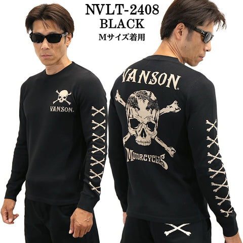 VANSON バンソン サーマル 長袖Tシャツ メンズ ロンT nvlt-2408