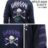 VANSON バンソン 天竺 ロンTEE 長袖Tシャツ メンズ nvlt-2410