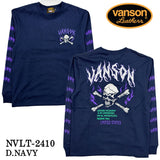 VANSON バンソン 天竺 ロンTEE 長袖Tシャツ メンズ nvlt-2410