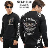 VANSON バンソン 天竺 ロンTEE 長袖Tシャツ メンズ nvlt-2412