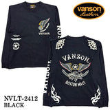 VANSON バンソン 天竺 ロンTEE 長袖Tシャツ メンズ nvlt-2412