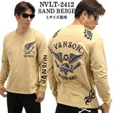 VANSON バンソン 天竺 ロンTEE 長袖Tシャツ メンズ nvlt-2412