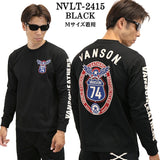 VANSON バンソン 天竺 長袖Tシャツ メンズ ロンT nvlt-2415