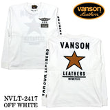 VANSON バンソン 天竺 長袖Tシャツ メンズ ロンT nvlt-2417