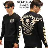 VANSON バンソン 天竺 長袖Tシャツ メンズ ロンT nvlt-2418