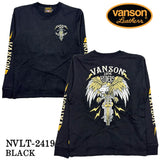 VANSON バンソン 天竺 長袖Tシャツ メンズ ロンT nvlt-2419