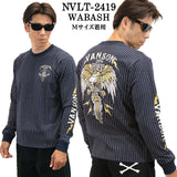 VANSON バンソン 天竺 長袖Tシャツ メンズ ロンT nvlt-2419