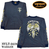 VANSON バンソン 天竺 長袖Tシャツ メンズ ロンT nvlt-2419