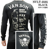 VANSON バンソン ドライロンTEE メンズ 長袖Tシャツ nvlt-2505