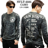 VANSON バンソン ドライロンTEE メンズ 長袖Tシャツ nvlt-2505