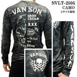 VANSON バンソン ドライロンTEE メンズ 長袖Tシャツ nvlt-2505
