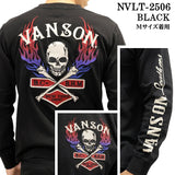 VANSON TEE L/S T-SHIRT バンソン 天竺 ロンT 長袖Tシャツ メンズ nvlt-2506