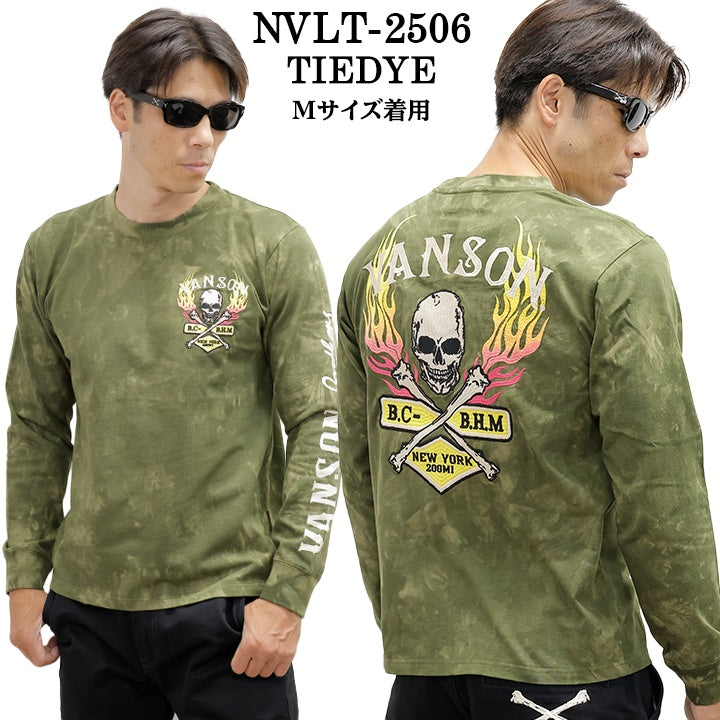 VANSON TEE L/S T-SHIRT バンソン 天竺 ロンT 長袖Tシャツ メンズ nvlt-2506