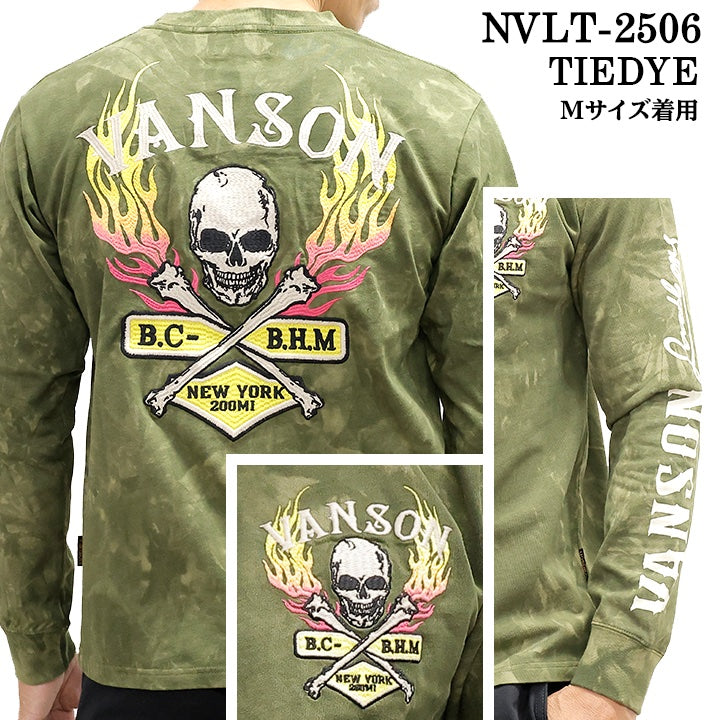 VANSON TEE L/S T-SHIRT バンソン 天竺 ロンT 長袖Tシャツ メンズ nvlt-2506