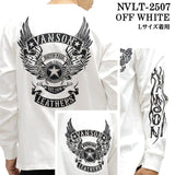 VANSON TEE L/S T-SHIRT バンソン 天竺 ロンT 長袖Tシャツ メンズ nvlt-2507