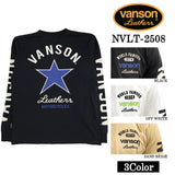 VANSON TEE L/S T-SHIRT バンソン 天竺 ロンT 長袖Tシャツ メンズ nvlt-2508