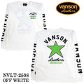 VANSON TEE L/S T-SHIRT バンソン 天竺 ロンT 長袖Tシャツ メンズ nvlt-2508