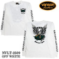 VANSON TEE L/S T-SHIRT バンソン 天竺 ロンT 長袖Tシャツ メンズ nvlt-2509