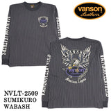 VANSON TEE L/S T-SHIRT バンソン 天竺 ロンT 長袖Tシャツ メンズ nvlt-2509