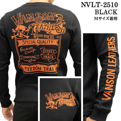 VANSON TEE L/S T-SHIRT THERMAL バンソン サーマル ロンT 長袖Tシャツ メンズ nvlt-2510