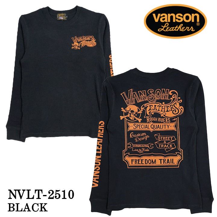 VANSON TEE L/S T-SHIRT THERMAL バンソン サーマル ロンT 長袖Tシャツ メンズ nvlt-2510