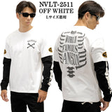 VANSON TEE FAKE L/S T-SHIRT バンソン 天竺 フェイク ロンT 長袖Tシャツ メンズ nvlt-2511