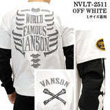 VANSON TEE FAKE L/S T-SHIRT バンソン 天竺 フェイク ロンT 長袖Tシャツ メンズ nvlt-2511
