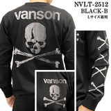 VANSON TEE L/S T-SHIRT バンソン 天竺 ロンT 長袖Tシャツ メンズ nvlt-2512