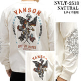 VANSON TEE L/S T-SHIRT バンソン 天竺 ロンT 長袖Tシャツ メンズ nvlt-2513