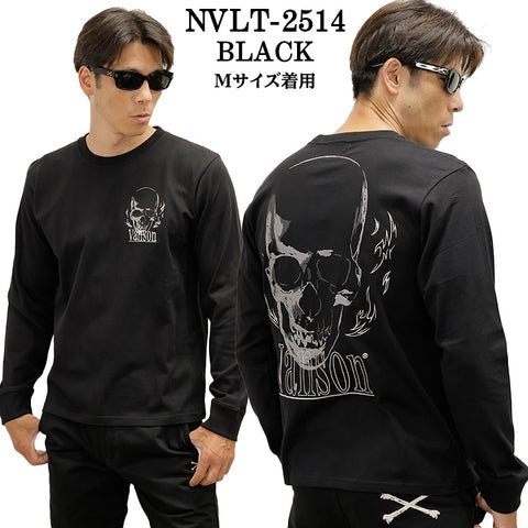 VANSON TEE L/S T-SHIRT バンソン 天竺 ロンT 長袖Tシャツ メンズ nvlt-2514