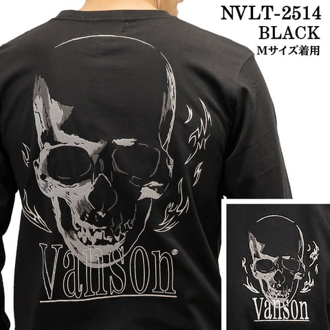 VANSON TEE L/S T-SHIRT バンソン 天竺 ロンT 長袖Tシャツ メンズ nvlt-2514