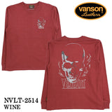 VANSON TEE L/S T-SHIRT バンソン 天竺 ロンT 長袖Tシャツ メンズ nvlt-2514