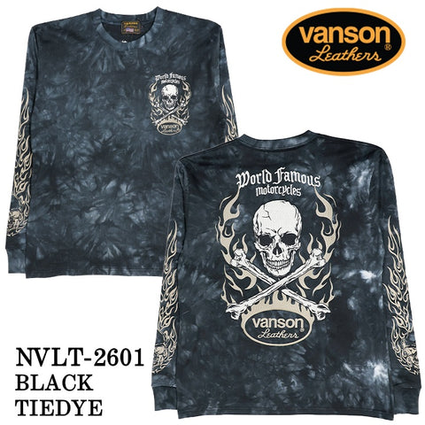 VANSON TEE L/S T-SHIRT バンソン 天竺 ロンT 長袖Tシャツ メンズ nvlt-2601