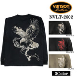 VANSON TEE L/S T-SHIRT バンソン 天竺 ロンT 長袖Tシャツ メンズ nvlt-2602