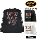 VANSON TEE L/S T-SHIRT バンソン 天竺 ロンT 長袖Tシャツ メンズ nvlt-2604